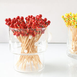 Bamboo Cocktail Picks Assorted Picks Fruit Toothpicks
