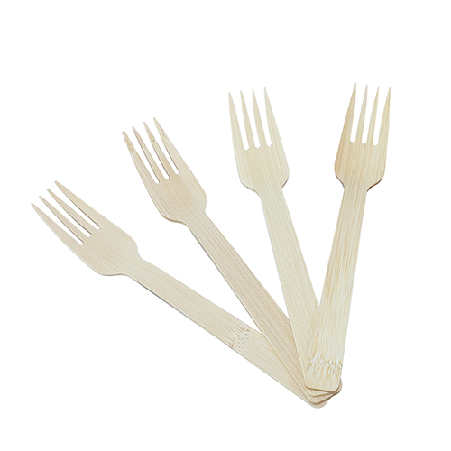 Bamboo Utensils Disposable Kitchen Forks
