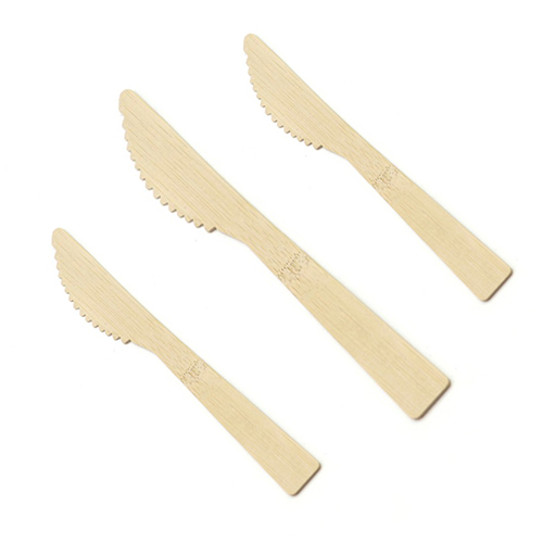 Biodegradable Bamboo Knife 100 Bamboo Utensils