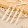 Disposable Mini Bamboo Forks For Party Fruit