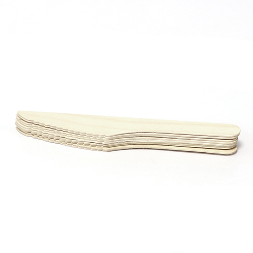 Disposable Wooden Knife Cutlery 100 Compostable
