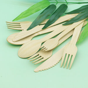 Eco Friendly Utensils Bamboo Cutlery