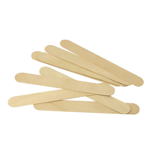 Small Wooden Sticks Disposable Custom Popsicle Sticks