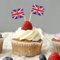 Wooden Toothpick Flags Party Decoration Celebration