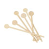 Wooden coffee stirrer