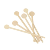 Wooden coffee stirrer