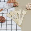 140mm Bamboo Spork And Spoon Supplier