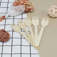 140mm Bamboo Spork And Spoon Supplier