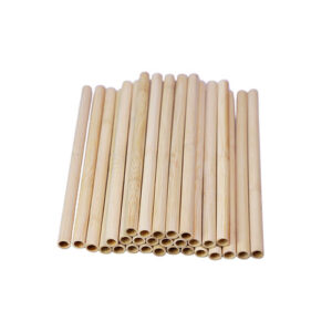Disposable Biodegradable Bamboo Fiber Straws