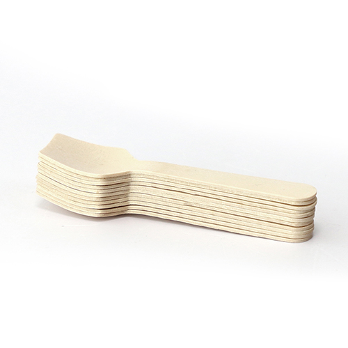 Disposable Wooden Mini Dessert Spoons