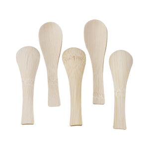 Earth Friendly Disposable Bamboo Cutlery Soup Spoons