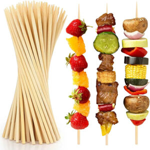Eco Friendly Bamboo Skewers Biodegradable
