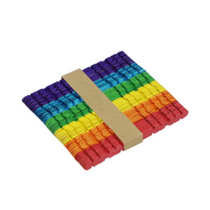 Eco-Friendly Colored Wooden Ice Cream Sticks