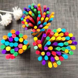 Natural Wooden Craft Sticks for DIY Projects