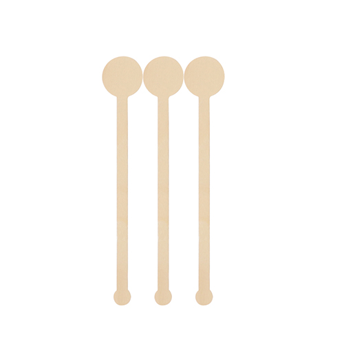 Natural Wooden Paddle Coffee Stirrer