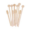 Round Head Wooden Coffee Stirrers