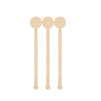 The Round-headed Wooden Coffee Stirrers
