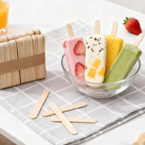 Wooden Ice Cream Stick Popsicle With Custom Logo