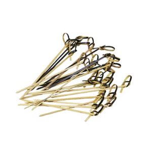 10cm Bamboo Knotted Skewers