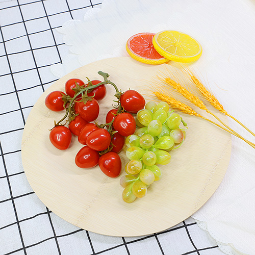 11 Inch Round Bamboo Plates