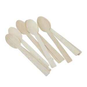 140mm Disposable Bamboo Soup Spoon