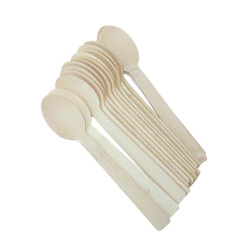 140mm Disposable Bamboo Soup Spoon