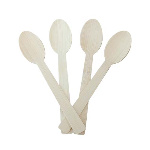 140mm Disposable Bamboo Soup Spoon