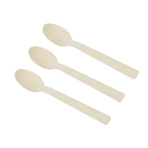140mm Disposable Bamboo Soup Spoon