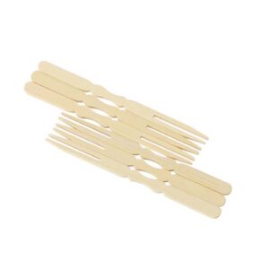 4.7in Mini Bamboo Fruit Forks
