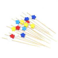 9cm Wholesale Restaurant Bamboo Fruit Sticks