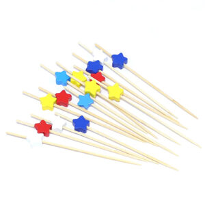 9cm Wholesale Restaurant Bamboo Fruit Sticks