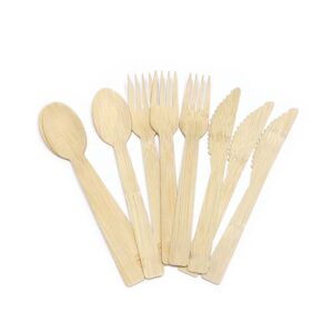 Bamboo Spork and Spoon Set Wholesale