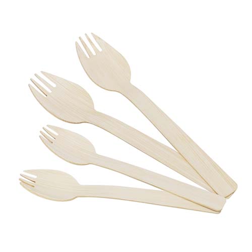 Biodegradable Bamboo Spork Custom Packaging