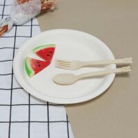 Biodegradable Bamboo Spork Custom Packaging