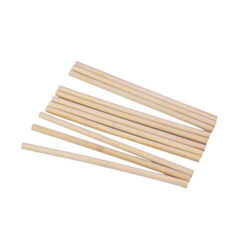 Compostable Bamboo Straws 210mm