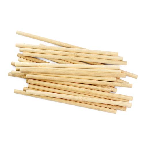 Compostable Bamboo Straws 210mm