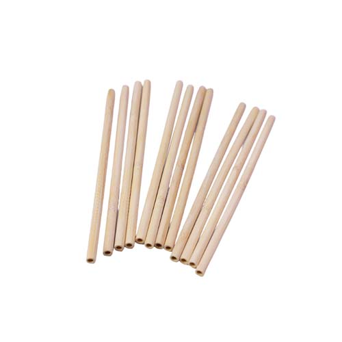 Compostable Bamboo Straws 210mm