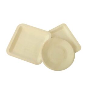 Disposable 7 Inch Wooden Plates