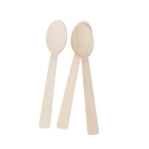 Disposable Bamboo 170mm Soup Spoon