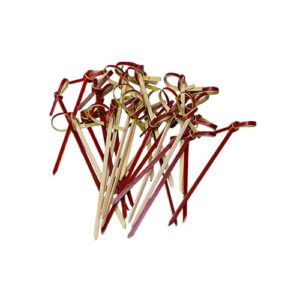 Disposable Bamboo Knotted Sticks 12cm