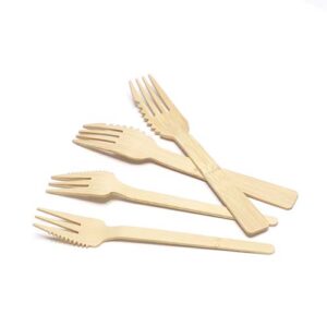 Disposable Utensils 160mm Bamboo Fork