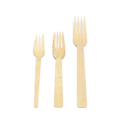 Disposable Utensils 160mm Bamboo Fork