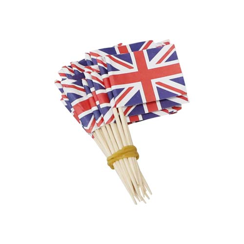 Disposable Wooden Toothpick Flags Bulk