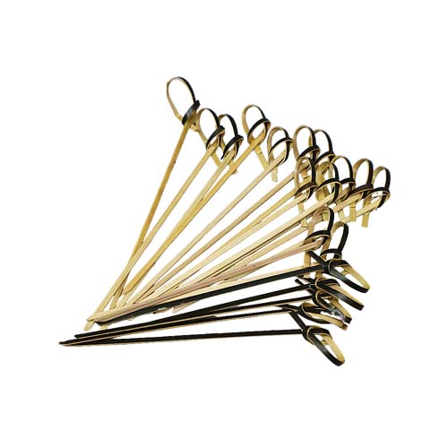 Knotted Bamboo Fruit Skewers