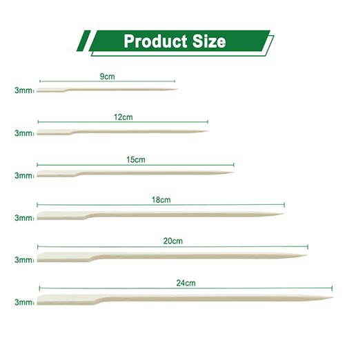 Which Bamboo Skewer Length Works Best for Catering Menus
