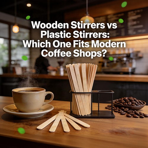 Wooden Stirrers vs Plastic Stirrers Which One Fits Modern Coffee Shops