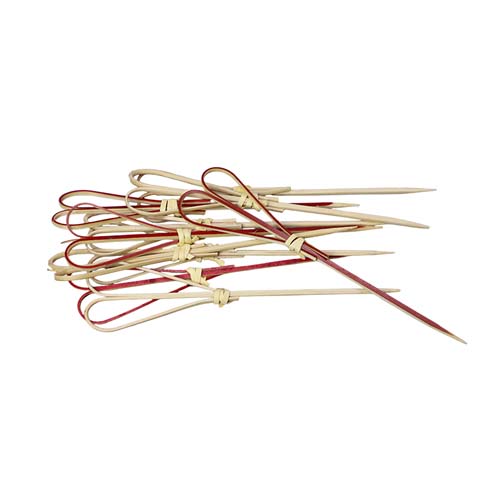 12cm Knotted Bamboo Skewers