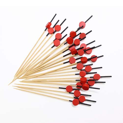 12cm Loop Bamboo Fruit Picks