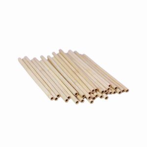 200mm Natural Bamboo Straws