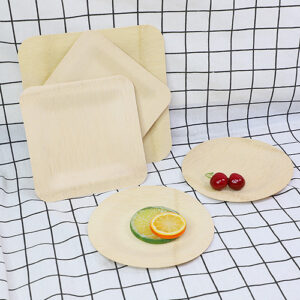 7 Inch Bamboo Snack Plates